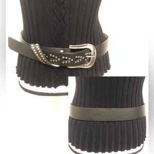 Studded Sz M Leather Belt